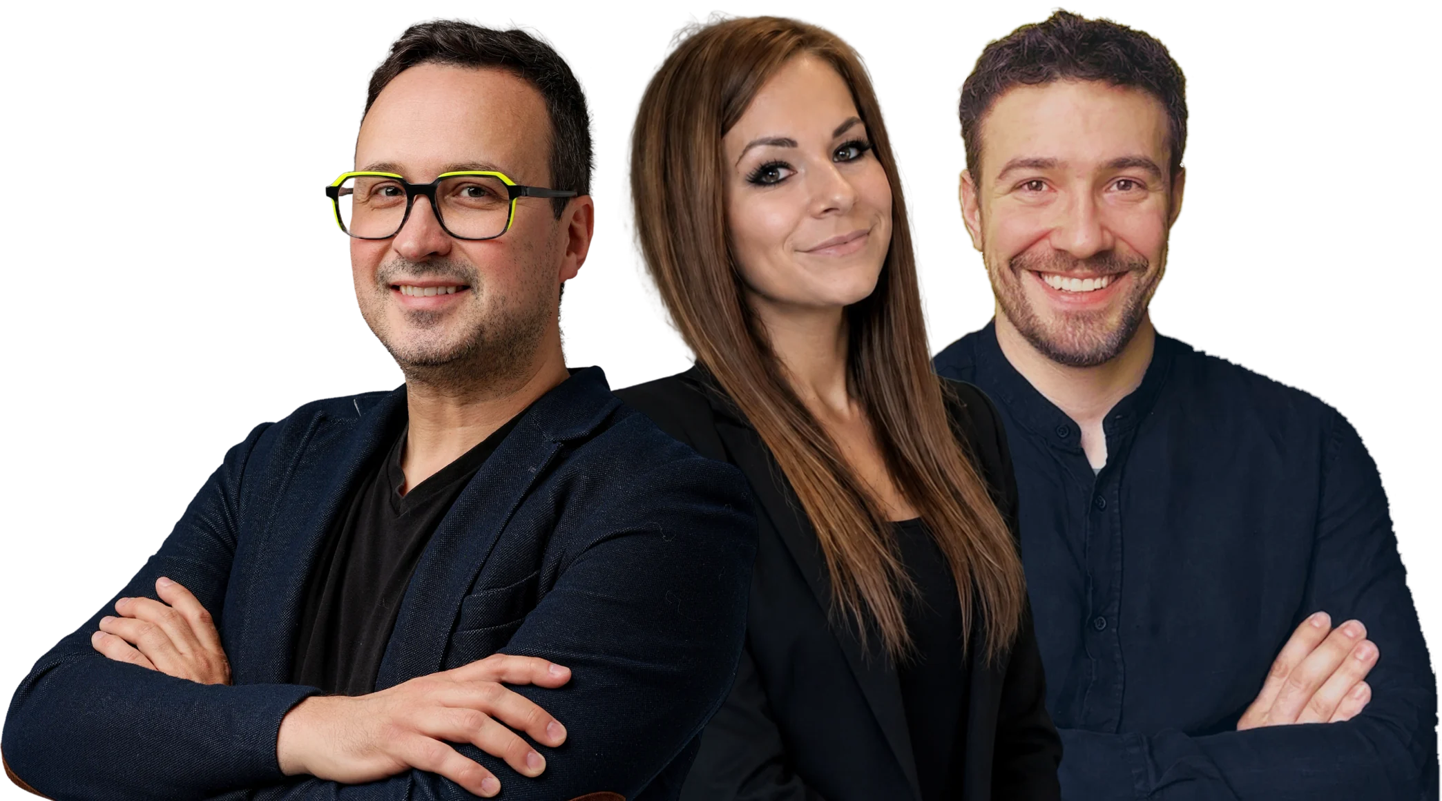 Zespół Cold Unicorn: Łukasz Kot (CEO), Natalia Kobielska (COO) i Kacper Osyda (CXO)